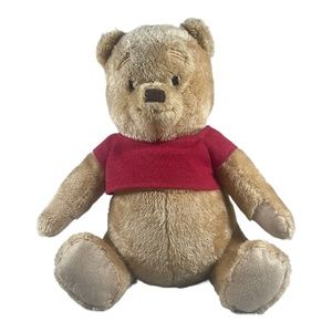 Disney Just Play Christopher Robin Live Action Winnie the Pooh Plush Bear RARE